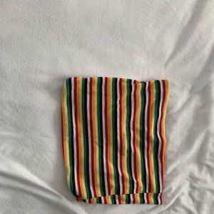 Rainbow tube top